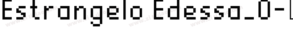 Estrangelo Edessa_0字体转换